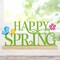 Metal “Happy Spring” Sign – Indoor Home & Tabletop Spring Decor